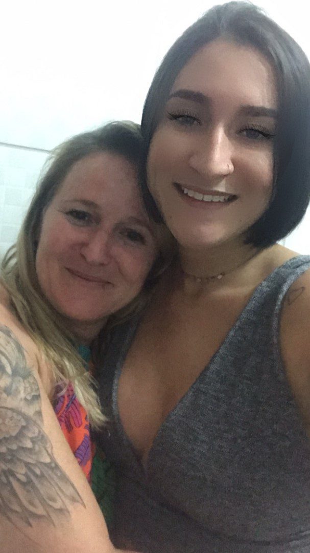 Natália Lissa e mãe